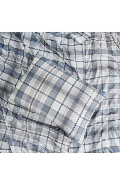 Southshore Fine Linens Highland Collection Extra Deep Cotton Sheet Set In Blue