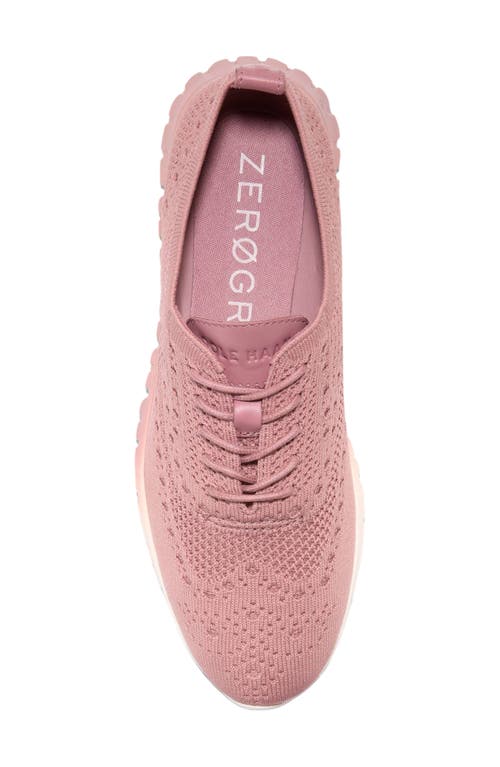 Cole Haan Zerogrand Stitchlite Oxford In Light Rose Knit