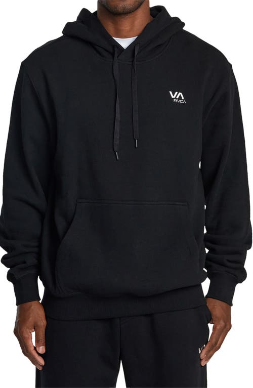 Shop Rvca Essential Pullover Hoodie In Black