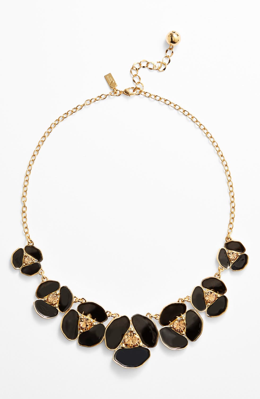 kate spade new york 'disco pansy' graduated necklace Nordstrom