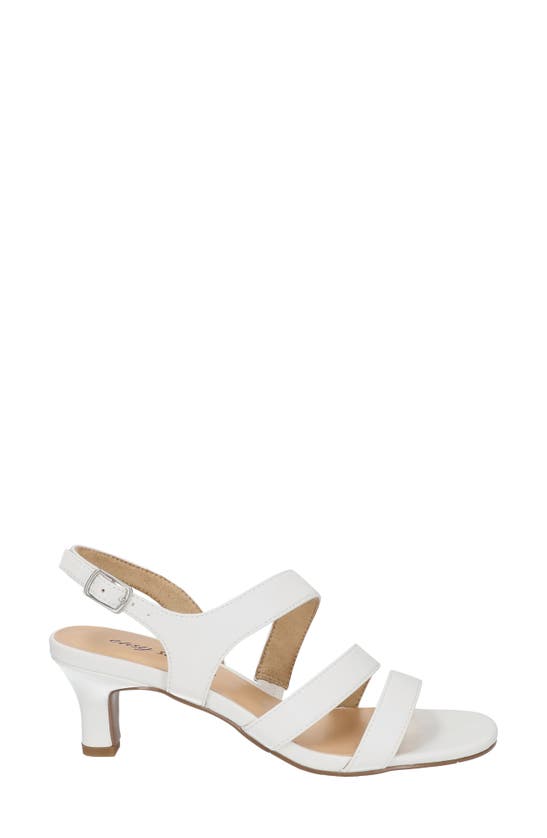 Shop Easy Street Como Strappy Sandal In White