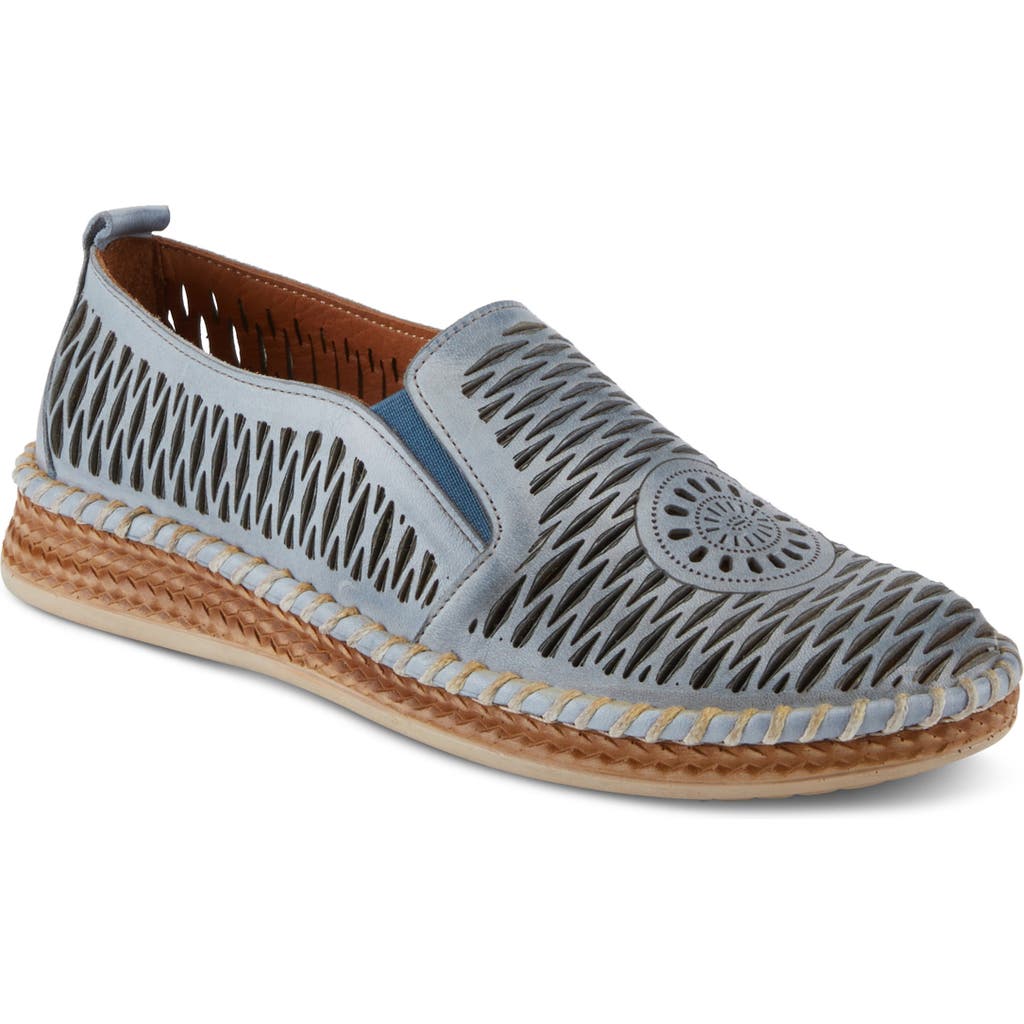 Spring Step Newday Espadrille Flat In Blue