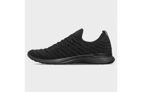 Shop Apl Athletic Propulsion Labs Techloom Wave Sneakers In Black/black