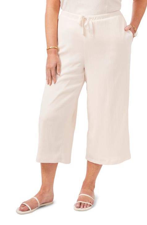 Women's Ivory Cropped & Capri Pants | Nordstrom