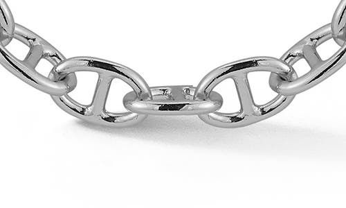 Chloe & Madison Chloe And Madison Mariner Link Chain Necklace In Silver
