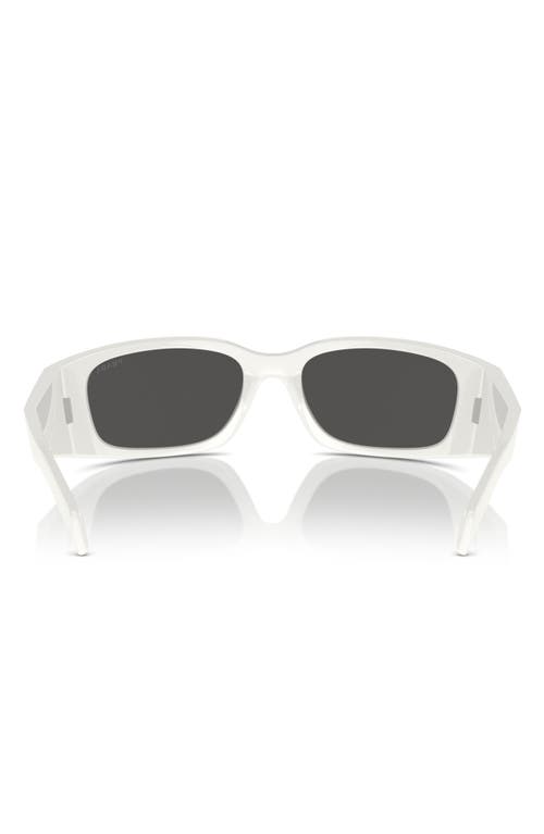 Prada 60mm Symbole Butterfly Sunglasses In Bone