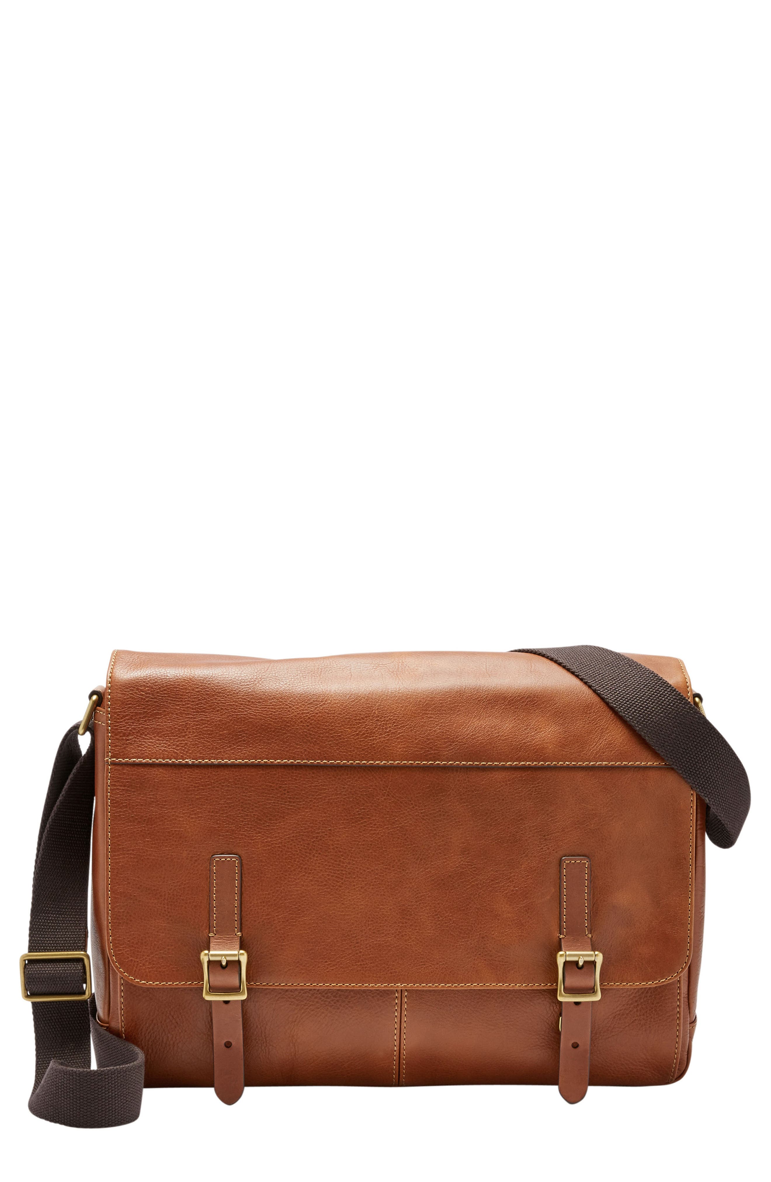 Fossil 'Defender' Leather Messenger Bag Nordstrom