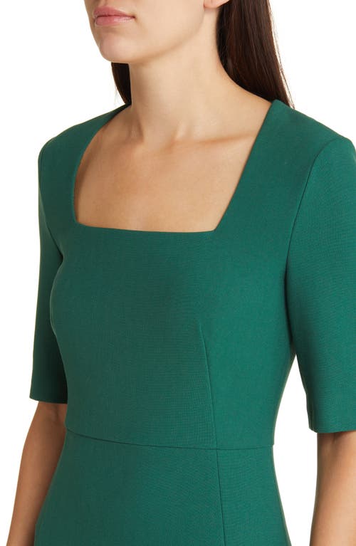 Hugo Boss Doneba Bodycon Square Neck Dress In Neplica