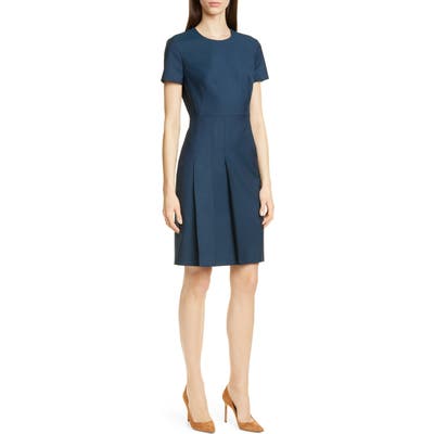 Boss Domana Sheath Dress, Blue