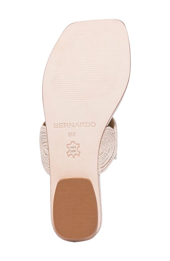 Shop Bernardo Footwear Palermo Sandal In Ivory