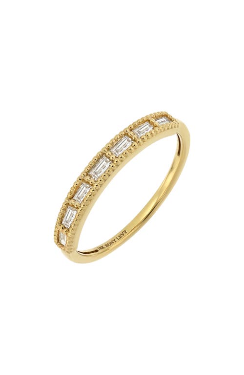 Bony Levy Mykonos Baguette Diamond Ring 18K Yellow Gold at Nordstrom,