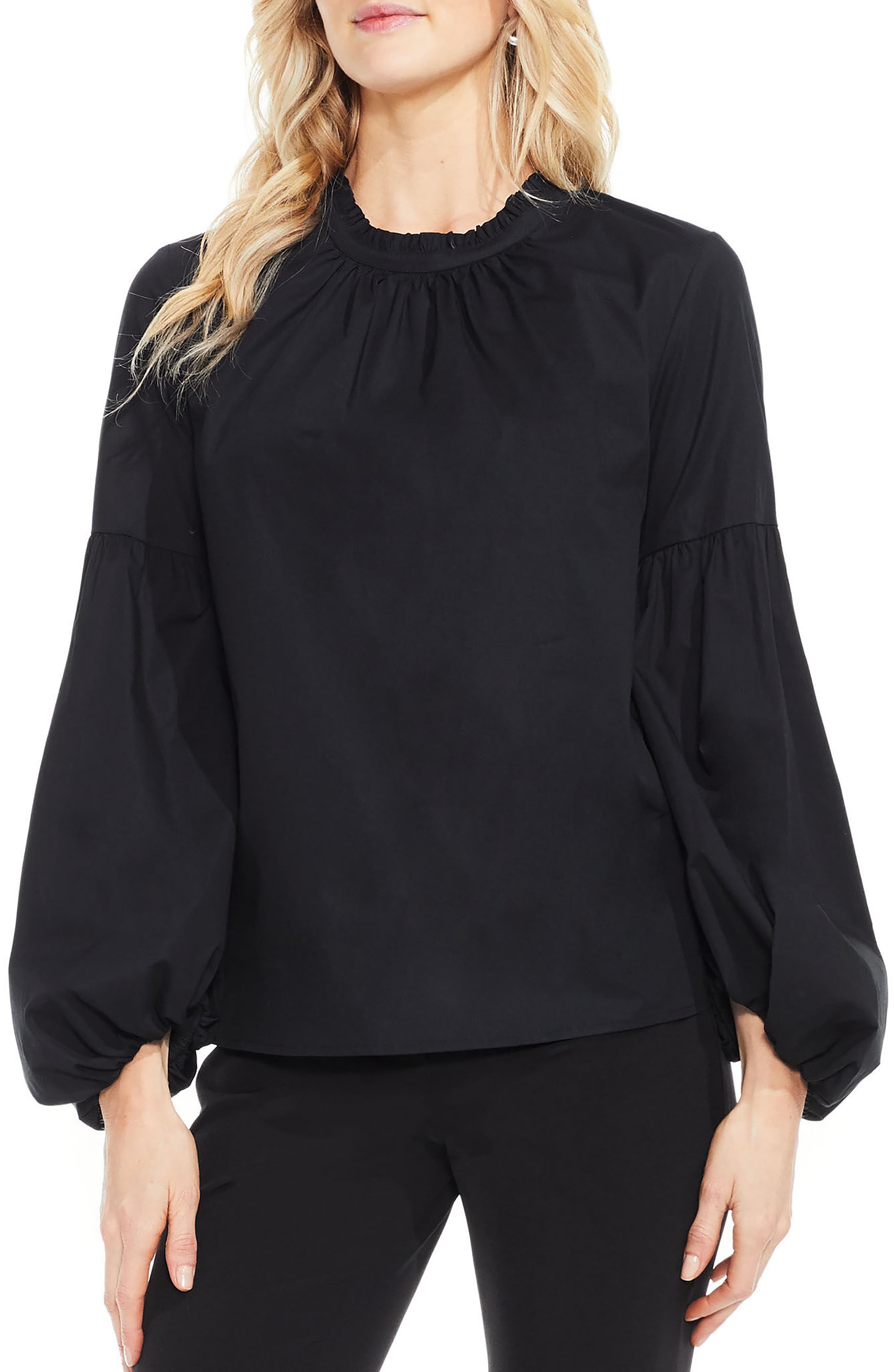 Vince Camuto Balloon Sleeve Blouse (Regular & Petite) Nordstrom