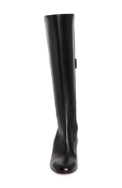 Shop Christian Louboutin Jane Knee High Boot In Black