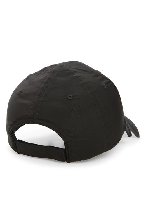 Shop Balenciaga Activewear Logo Baseball Cap In 1081 Black/reflective