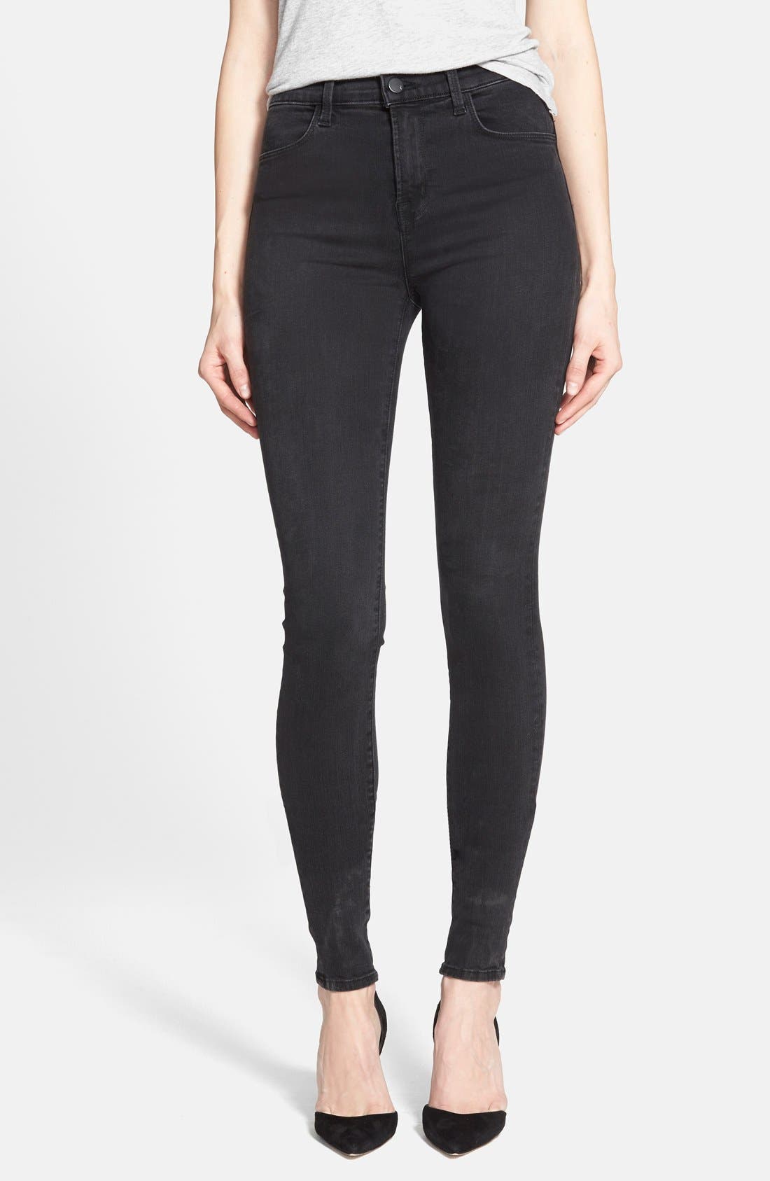 J Brand 'Jess' High Rise Stacked Skinny Jeans (Digital) Nordstrom