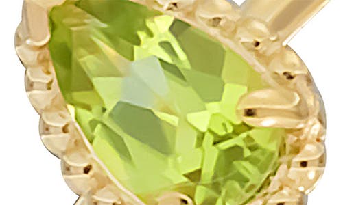 Bony Levy Color Stackable Ring In 14k Yellow Gold - Peridot