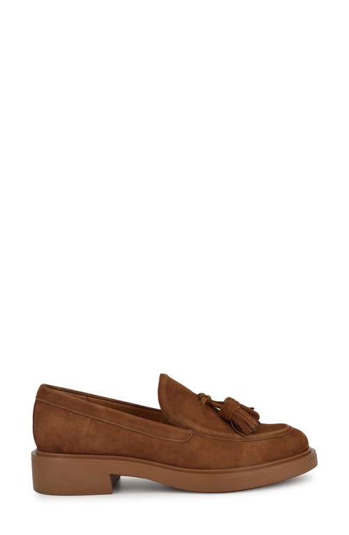 Shop Nine West Roker Tassel Loafer In Brown