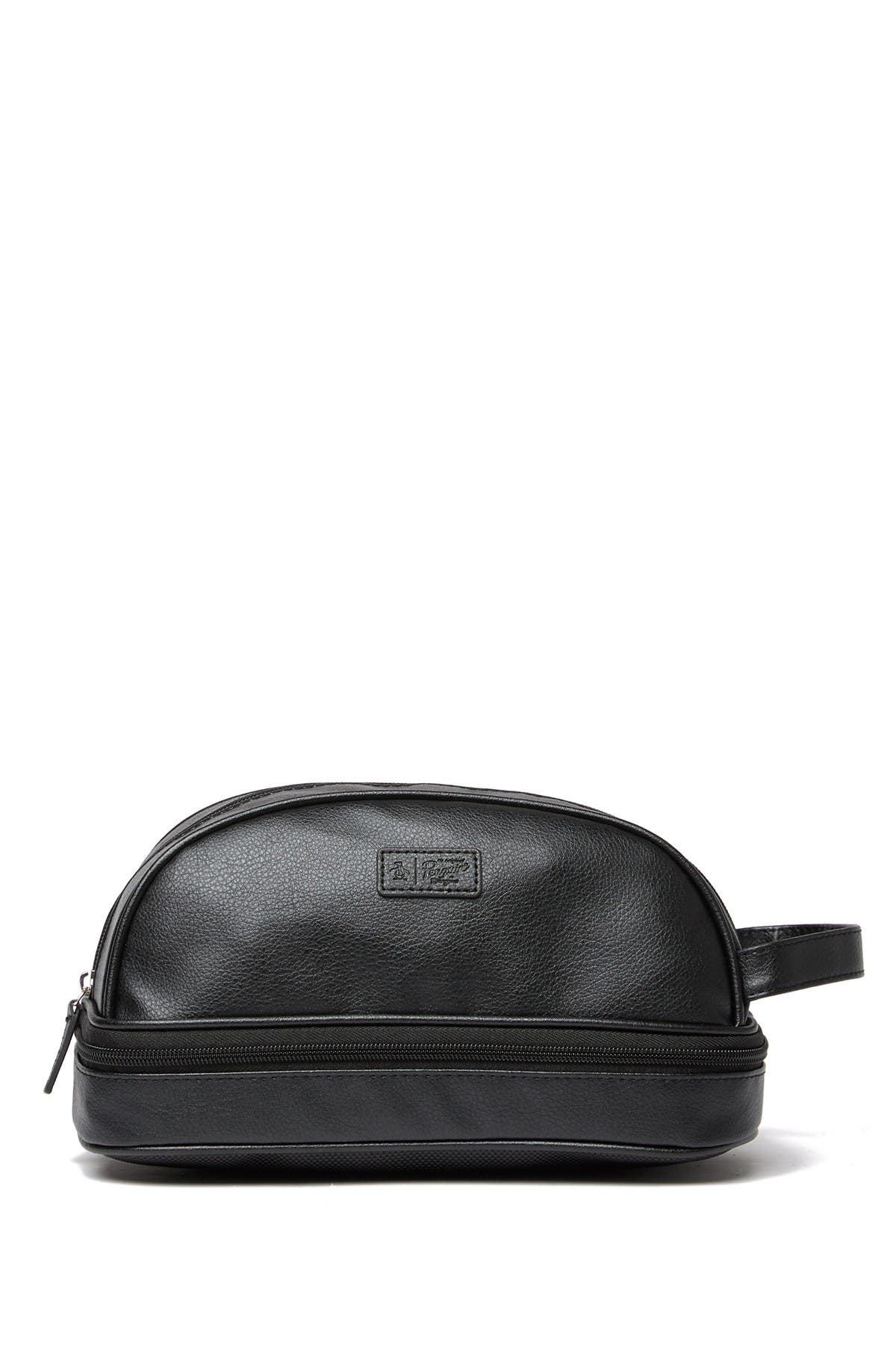 Original Penguin New Pebble Travel Bag In Black