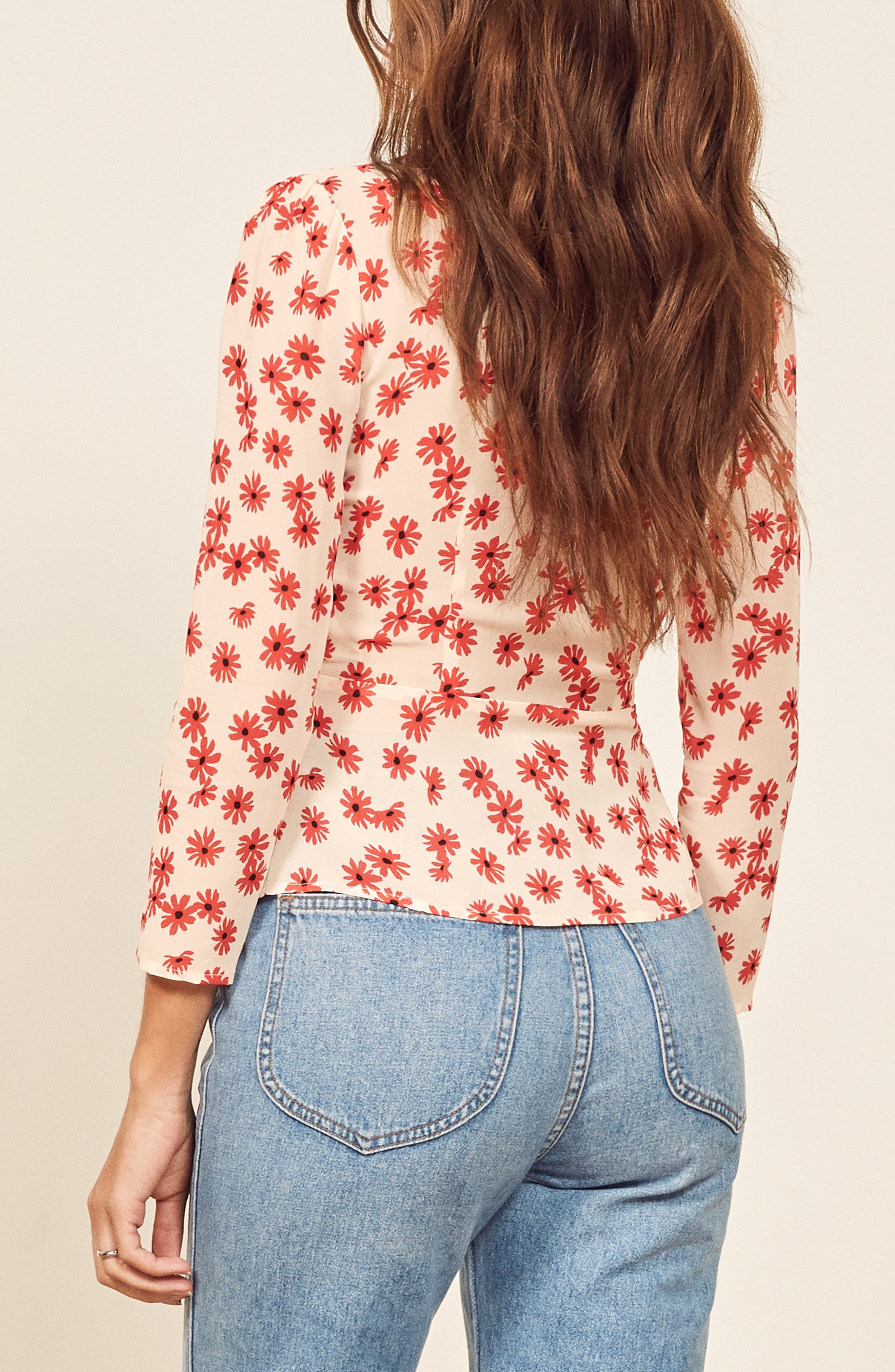 reformation daisy sweater