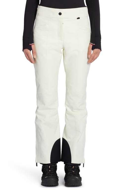 Moncler Grenoble Gore-Tex Water Resistant Ski Pants in White at Nordstrom, Size Small