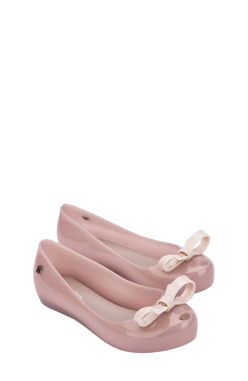 Melissa Kids' Ultragirl Bow Flat in Ballet 