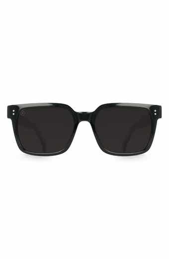 WOWSUN Rectangular Polarized Sunglasses for Men Metal Frame Cool