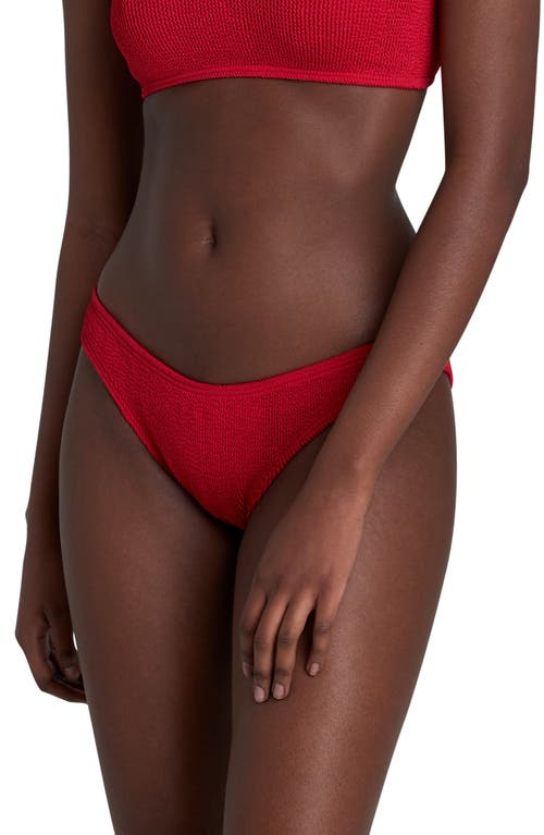 BOUND by Bond-Eye The Sign Hipster Bikini Bottoms in Baywatch Red