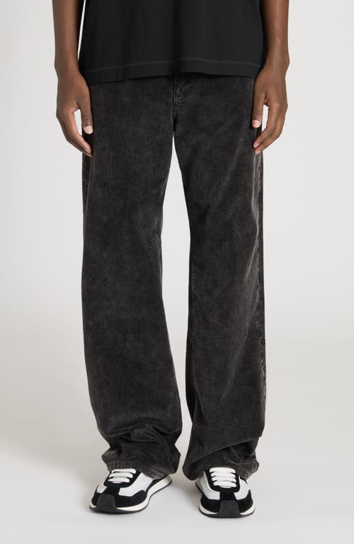 Shop Dolce & Gabbana Dolce&gabbana Oversize Corduroy Pants In N0000 Nero