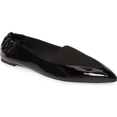 Mercedes Castillo Joay Pointy Toe Flat- Black