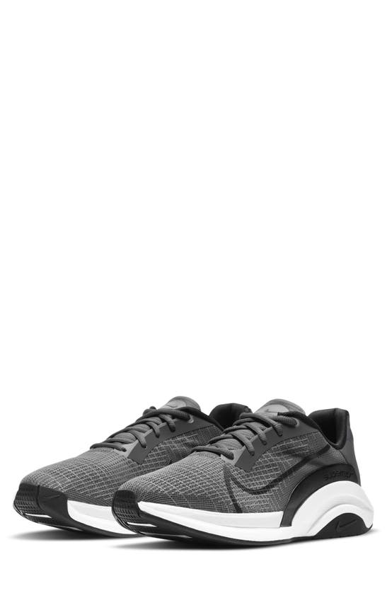 Nike Zoomx Superrep Surge Endurance Class Training Shoe In Grey/ Black/ White