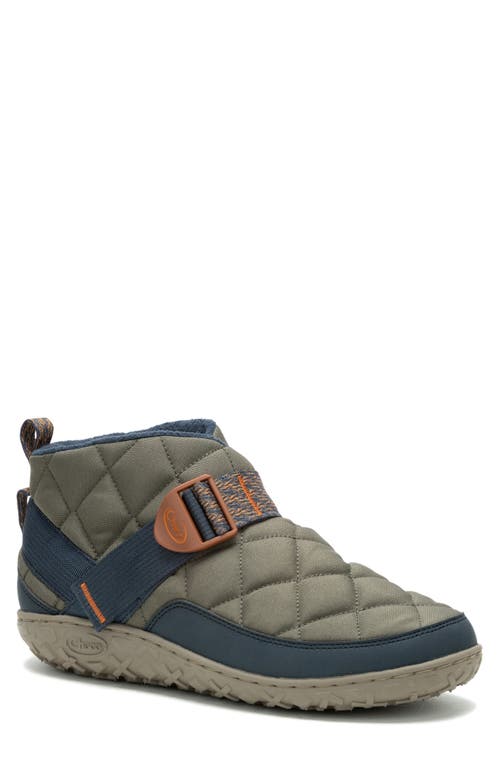 Chaco Ramble Rugged Puffer Slip-on In Dusty Olive