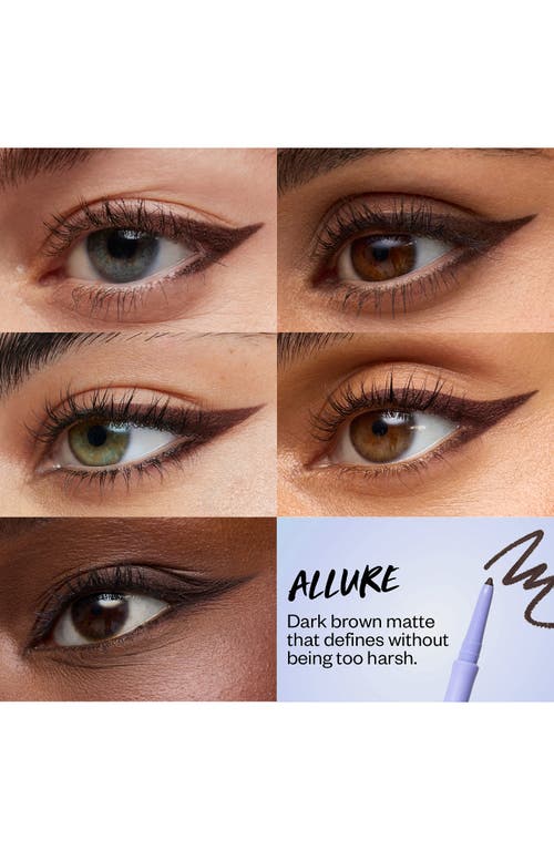 Kosas Soulgazer Intensifying Waterproof Gel Eyeliner Allure 0.012 oz / 0.35 G In Allure - Dark Brown Matte