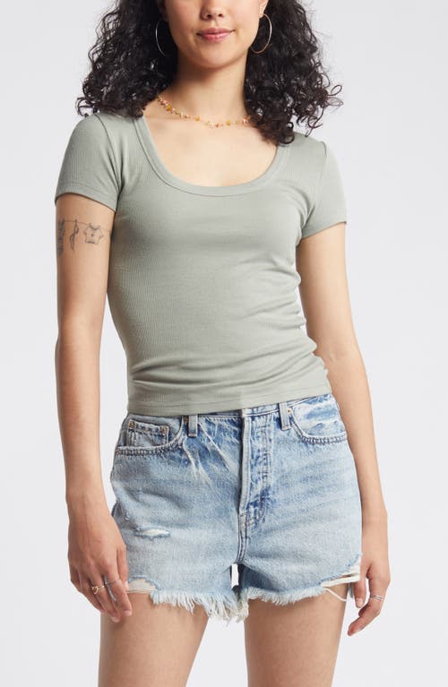 BP. Rib Scoop Neck T-Shirt at Nordstrom,