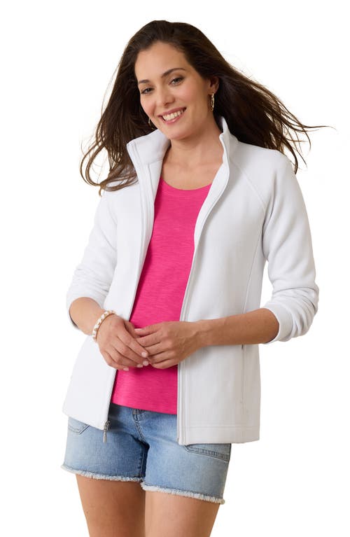 Tommy Bahama New Aruba Zip Jacket In White