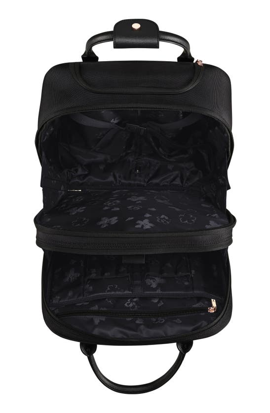 Ted Baker Albany Eco Business Trolley Two Wheel Carry On In Black