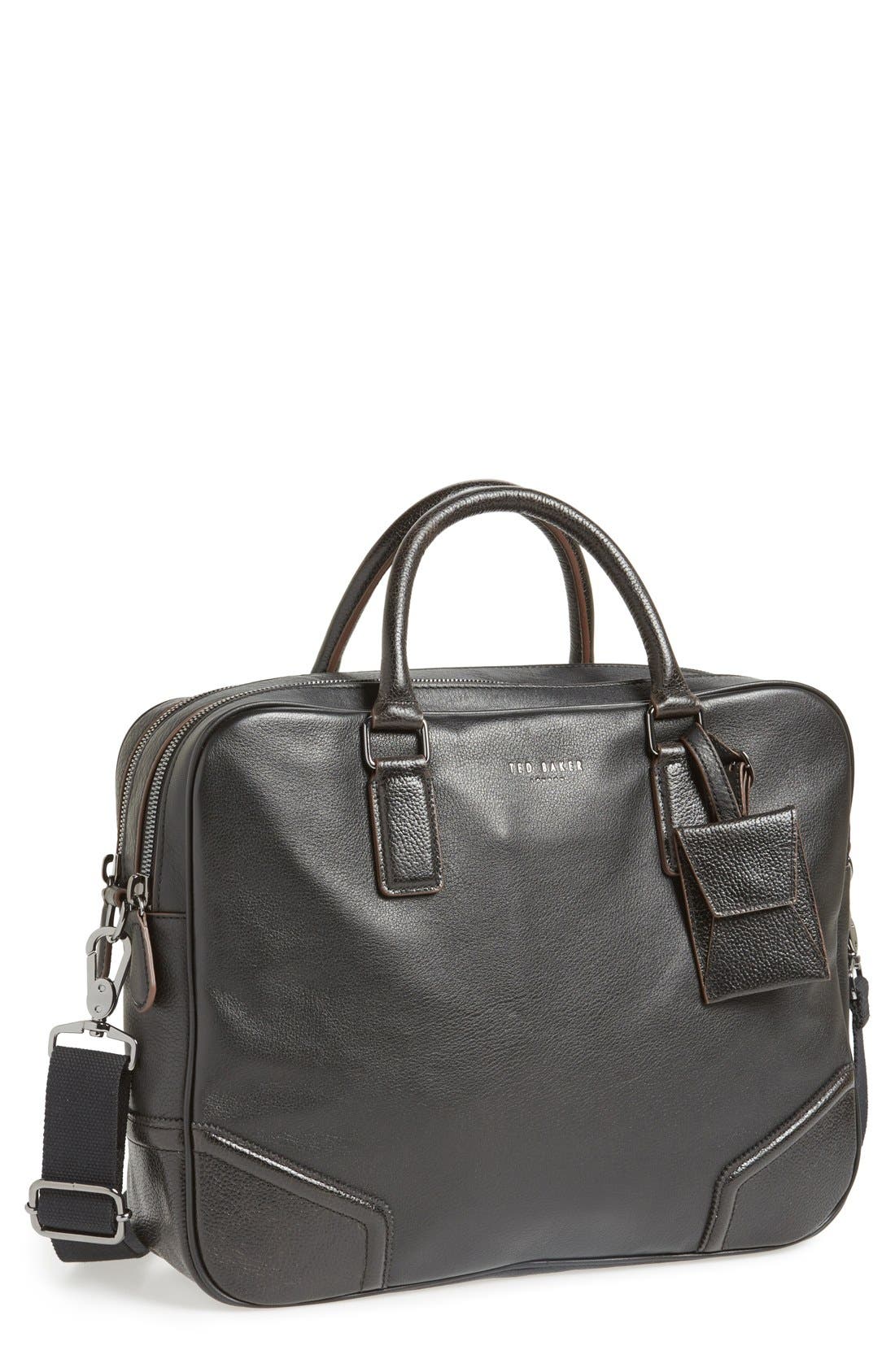 Ted Baker London 'Picton' Leather Briefcase Nordstrom
