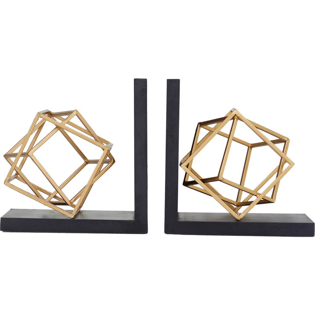 NOVOGRATZ THE NOVOGRATZ GEOMETRIC STAINLESS STEEL BOOKENDS