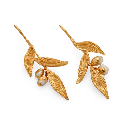 Dhwani Bhansal Haya Earrings In Gold Plated