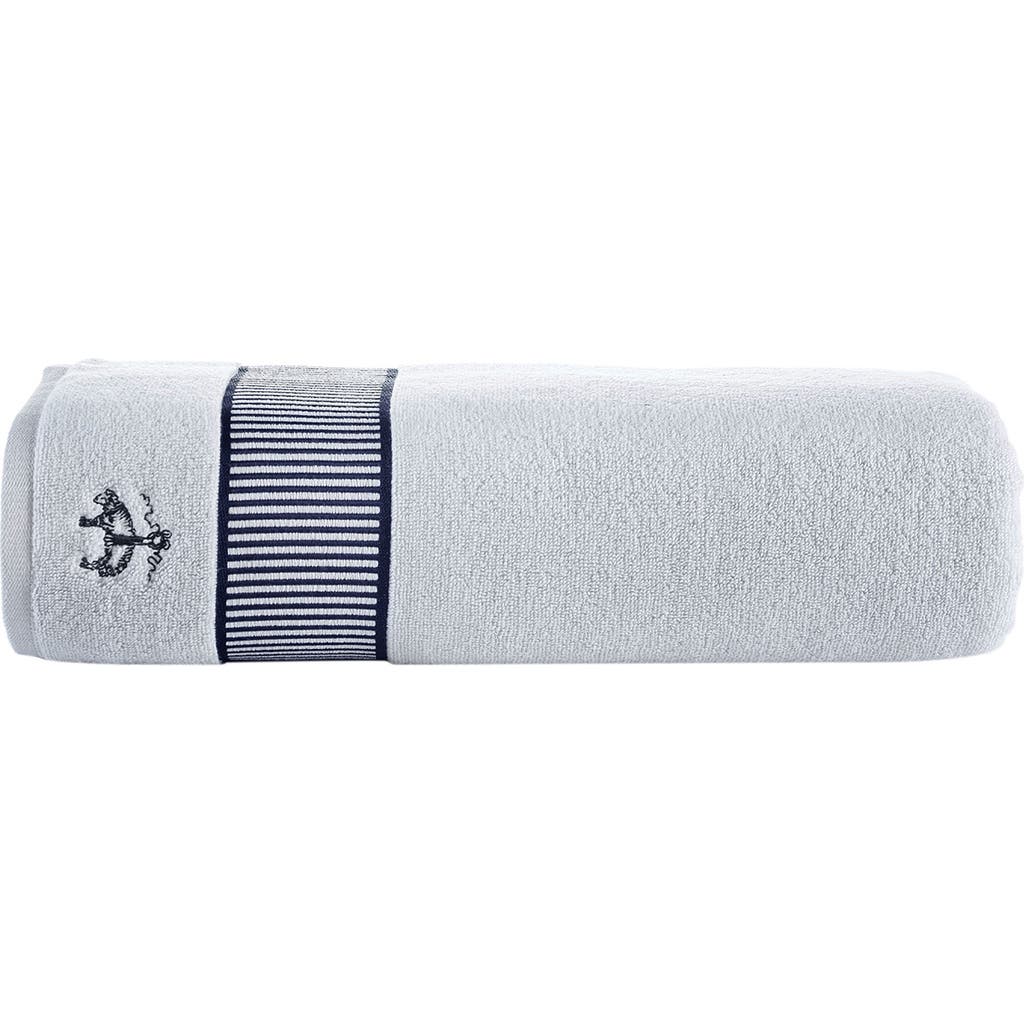 Brooks Brothers Fancy Border Hand Towels In Silver