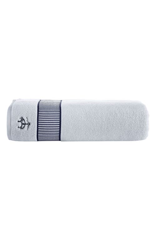 Brooks Brothers Fancy Border Hand Towels In Silver