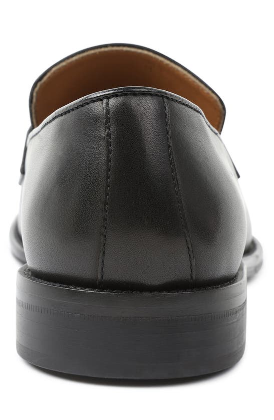 Shop Bruno Magli Alpha Bit Loafer In Black Leather