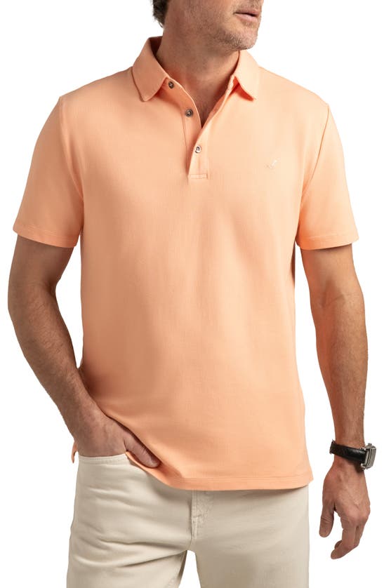 Shop Hypernatural El Capitán Classic Fit Supima® Cotton Blend Piqué Golf Polo In Coral
