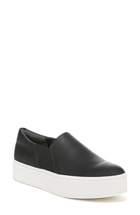 Vince Warren Flatform Sneaker In Black