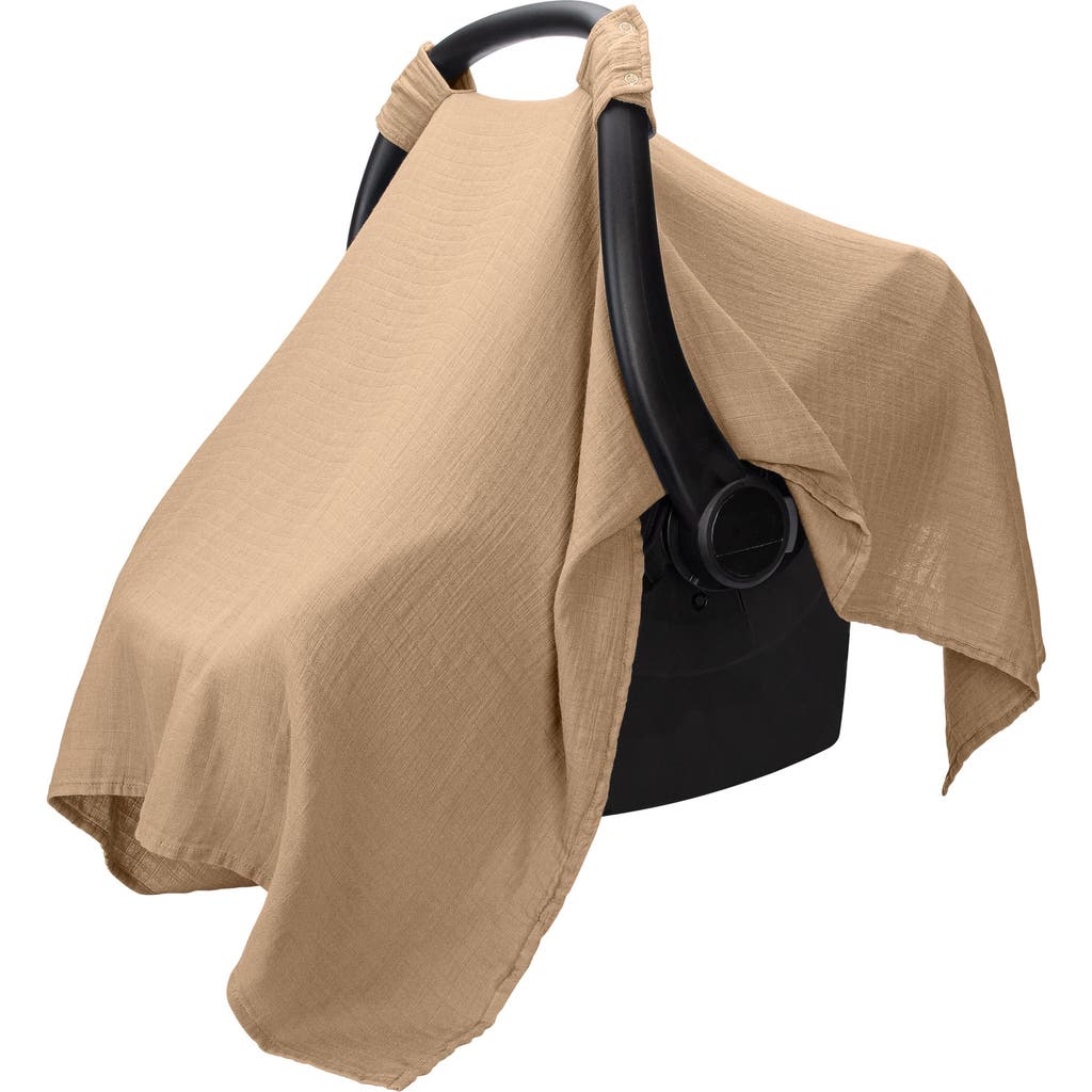 Comfy Cubs Muslin Cotton Baby Car Seat Cover In Cedar