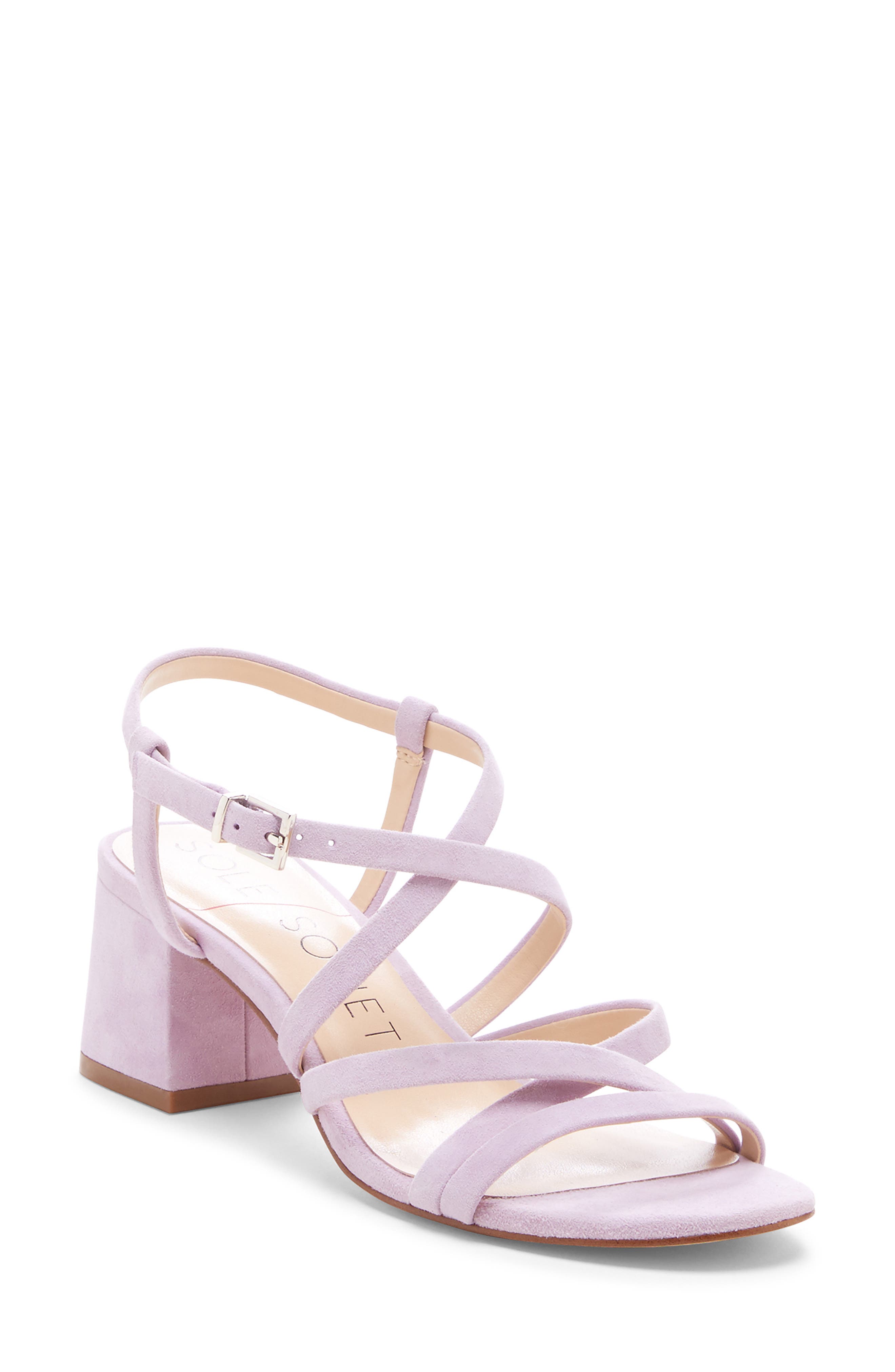 Sole Society Seranah Strappy Sandal, Purple