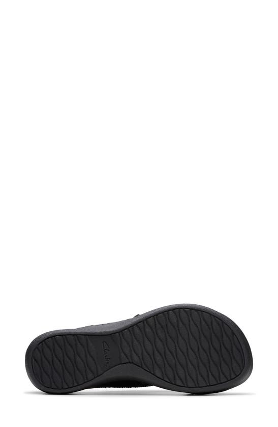 Shop Clarks Arla Wave Sandal In Black