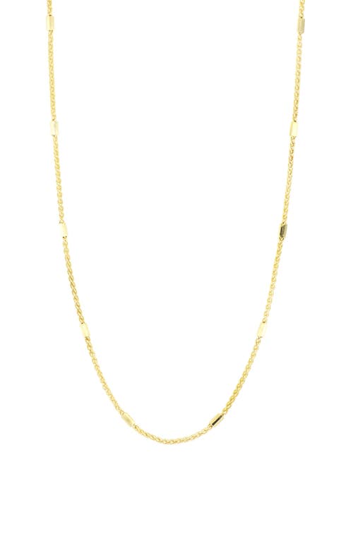Bony Levy Kids' 14K Gold Wheat Chain in Yellow Gold at Nordstrom, Size 15