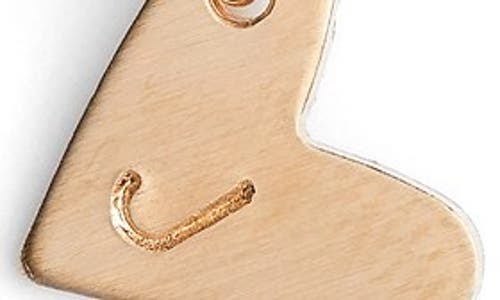 Nashelle 14k-gold Fill Initial Mini Heart Pendant Necklace In Gold/j