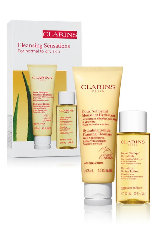Clarins Hydrating Cleansing Duo (Limited Edition) $45 Value
