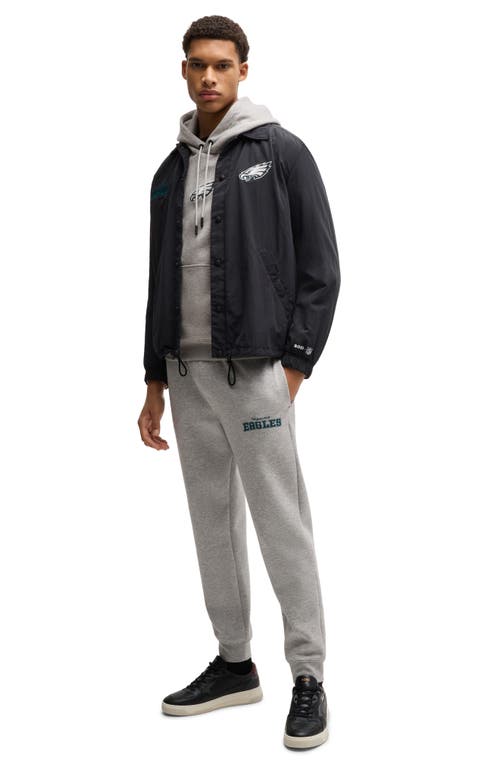 Shop Hugo Boss Boss <br>x Nfl Woodson Graphic Hoodie<br><br> In Philadelphia Eagles